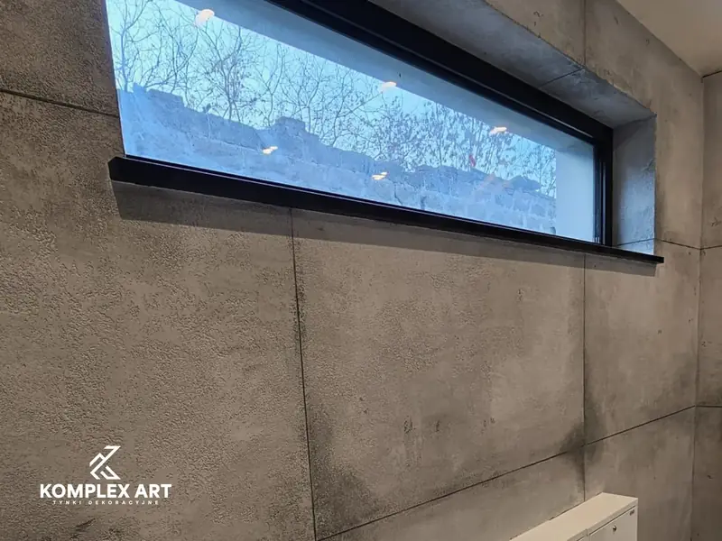 Beton z podziałami Komplex Art – realizacja 2